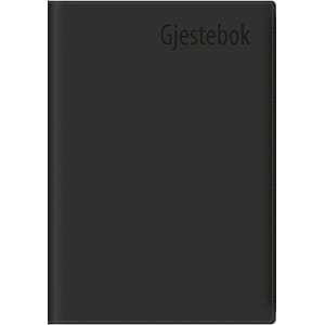 GJESTEBOK NØYTRAL, SORT