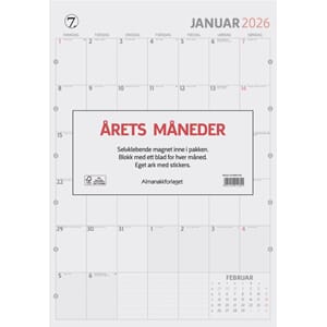 KALENDER 2026 ÅRETS MÅNEDER  KA