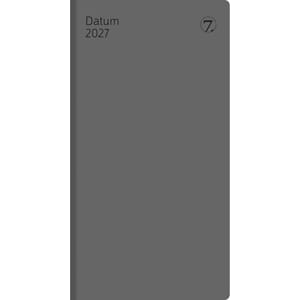 KALENDER 2027 7.SANS DATUM, INNB KARTONG GRÅ