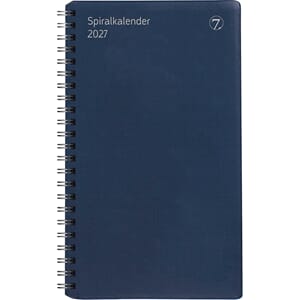 KALENDER 2027 7.SANS SPIRALKALENDER, SPIRALISERT KRT