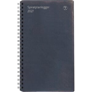 KALENDER 2027 7.SANS SPIRALPLANLEGGER, SPIRALISERT KRT