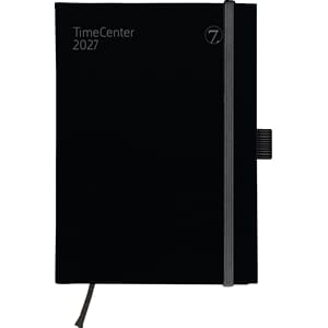 KALENDER 2027 TIMECENTER A5 UKE, INNB SKINNIM. SORT