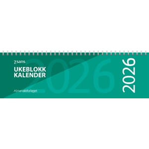 KALENDER 2026 7.SANS UKEBLOKK-KALENDER SP KA