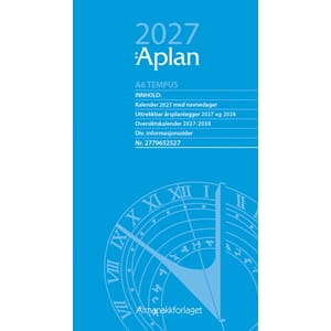 KALENDER 2027 APLAN A6 TEMPUS DAG ÅRSSETT