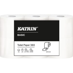 TOALETTPAPIR KATRIN BASIC 360 2L 50M(42