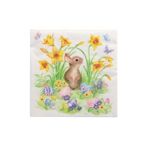 SERVIETT PAPSTAR PÅSKEHARE 33X33CM (20)