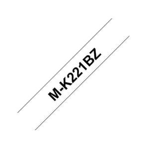 TAPE P-TOUCH 9MM SORT/HVIT M-TAPE PT 75/85/110