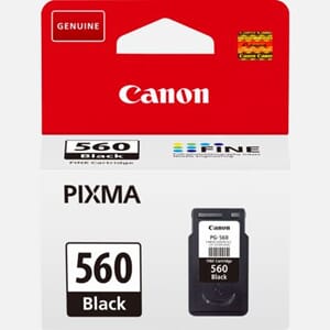 BLEKK CANON CRG PG-560 SORT