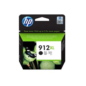 BLEKK HP 912XL 3YL84AE SORT