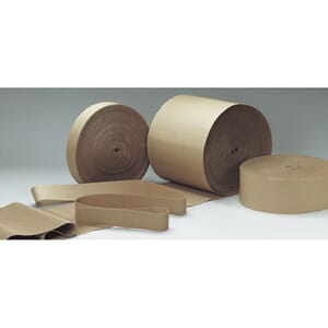 BØLGEPAPP 20CMX75M BRUN ENSIDIG