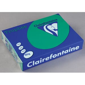 KOPIPAPIR TROPHEE A4 80G MØRKGRØNN (500)