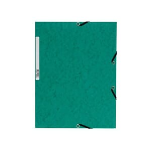 STRIKKMAPPE EXACOMPTA A4 3 KL 355G GRØN