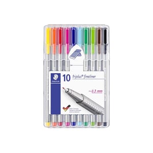 FIBERPENN TRIPLUS FINELINER 0,3MM ASS. (10) STAEDTLER