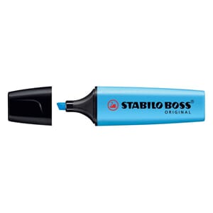 TEKSTMARKER STABILO BOSS BLÅ