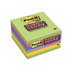 POST-IT SUPERSTICKY LINJER 100X100MM(6)
