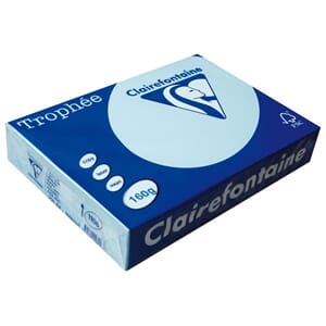 KOPIPAPIR TROPHEE A4 160G LYSBLÅ (250)