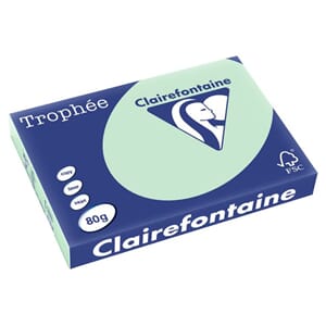 KOPIPAPIR TROPHEE A3 80G GRØNN (500)