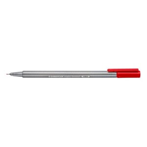 FIBERPENN STAEDTLER TRIPLUS 0,3MM RØD