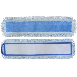 MOPP MICROFIBER 125CM M/BORRELÅS BLÅ