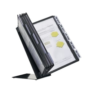 BORDSTATIV VARIO A4 10 LOMMER SORT