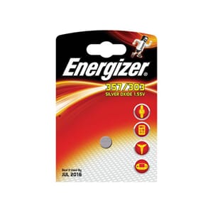 BATTERI ENERGIZER SILVER OXIDE 357/303