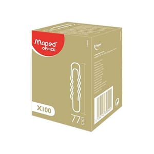 BINDERS MAPED 77MM SØLV (100)