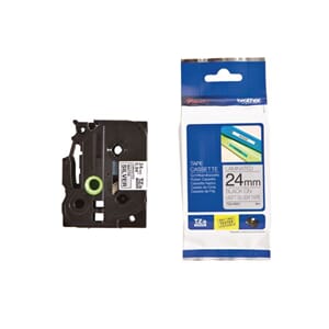 TAPE BROTHER TZE-M951 24MMX8M SORT/SØLV