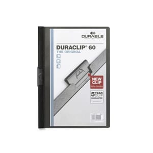 KLEMMAPPE DURACLIP A4 60 ARK SORT