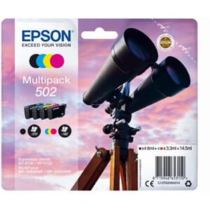 BLEKK EPSON T502 MULTIPACK 4-COLOURS