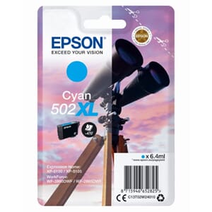 BLEKK EPSON T502 SINGLEPACK CYAN 502XL