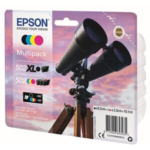 BLEKK EPSON T502 MULTIPACK 4-COLOURS XL