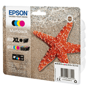 BLEKK EPSON EPSON T03U MP 4-FARGER 603XL SORT/STD