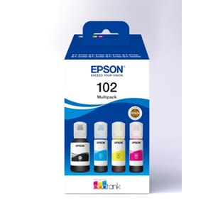 BLEKK EPSON T102 ECOTANK 4-COLOUR MULTIPACK