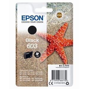 BLEKK EPSON T03U SORT 603