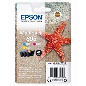 BLEKK EPSON T03U MULTIPACK 3-COLOURS 603