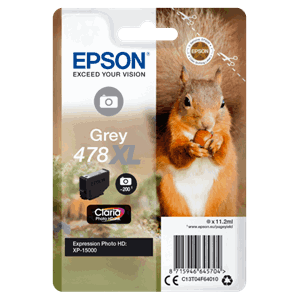 BLEKK EPSON 478XL GREY CLARIA FOTO HD