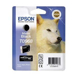 BLEKK EPSON T0968 MATTE SORT