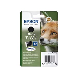 BLEKK EPSON T1281 C13T12814022 SORT