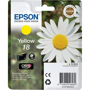 BLEKK EPSON T1804 YELLOW