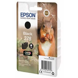 BLEKK EPSON T378 SORT
