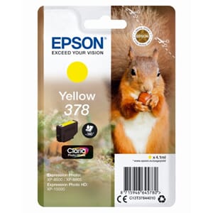 BLEKK EPSON T378 YELLOW