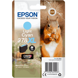 BLEKK EPSON T378 LIGHT CYAN XL