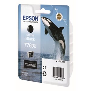 BLEKK EPSON T76084010 MATTE SORT