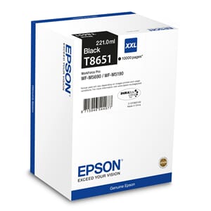 BLEKK EPSON WF-M8690 XXL SORT 10K