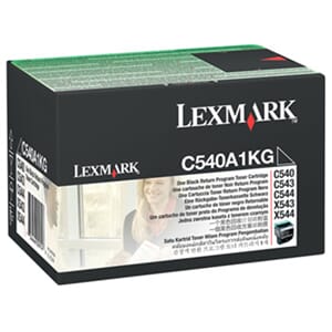 TONER LEXMARK C540/C543/C544  SORT RP 1K