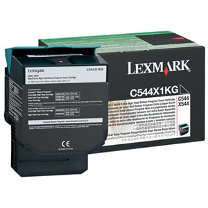 TONER LEXMARK C544 BLACK EXTRA HIGH YIELD TONER 6K