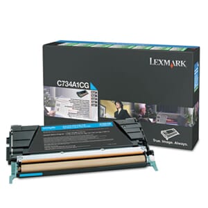 TONER LEXMARK C748  CYAN (PREBATE) 10K