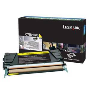 TONER LEXMARK C748  YELLOW (PREBATE) 10K