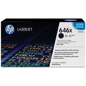 TONER HP Color LaserJet CE264X SORT