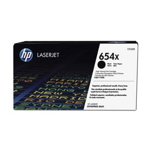 TONER HP COLOR LASERJET 654X SORT